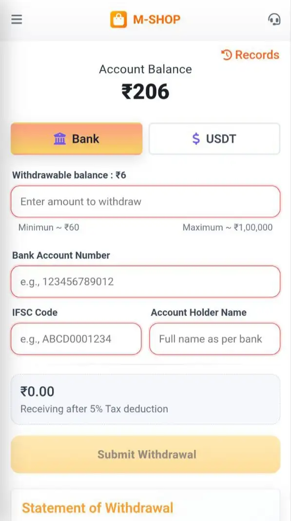 M Shop App