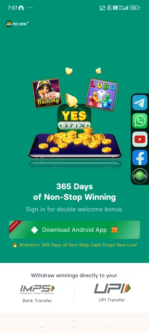 Yes Spin New Yono Launch
